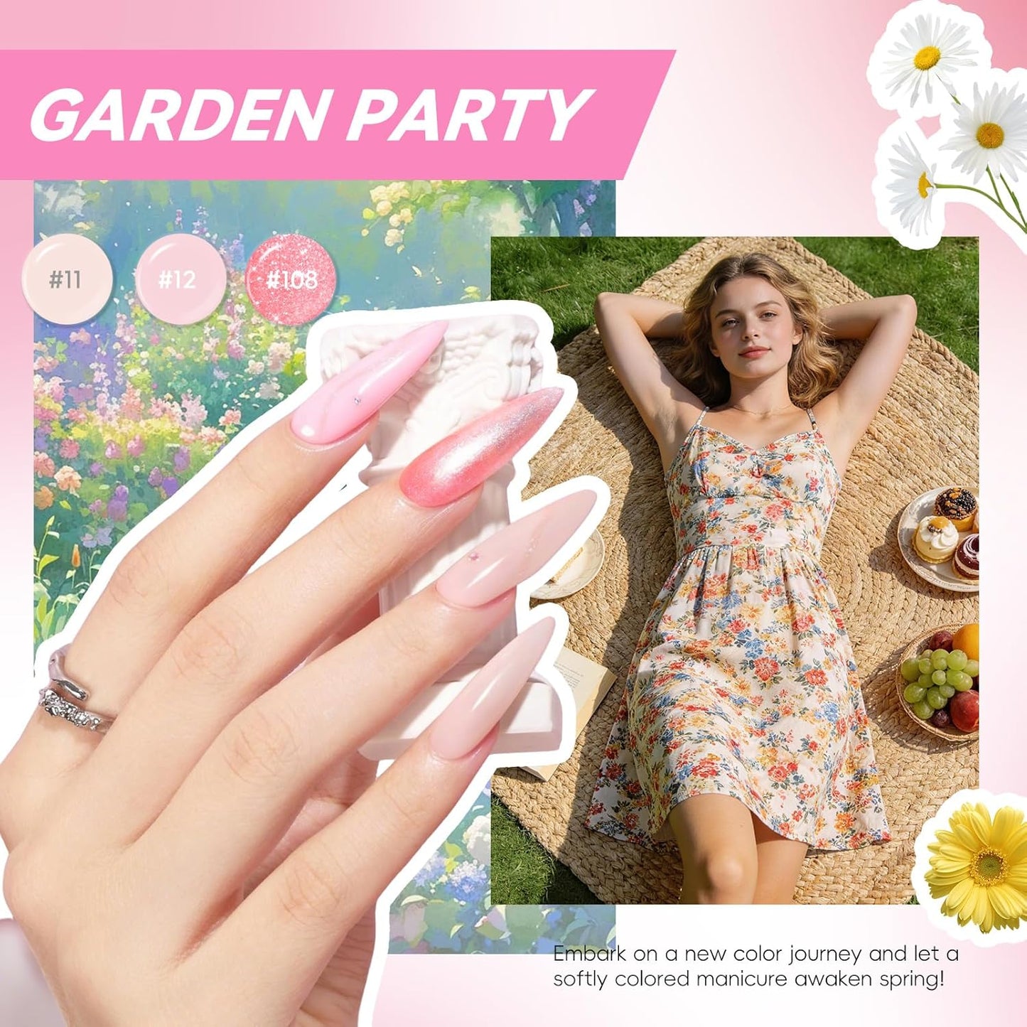 66Pcs Gel Nail Kit with U V Light and Drill, 35 Colors Summer Gel Polish Set 5Pcs Top Base Coat Nail Art Starter Complete French Gel Manicure Kit Gifts for Women Girls