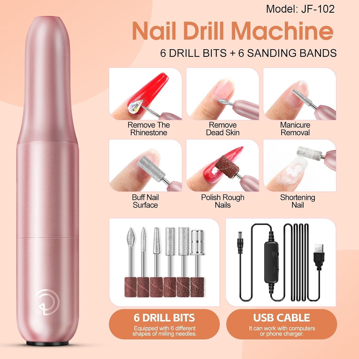 66Pcs Gel Nail Kit with U V Light and Drill, 35 Colors Summer Gel Polish Set 5Pcs Top Base Coat Nail Art Starter Complete French Gel Manicure Kit Gifts for Women Girls