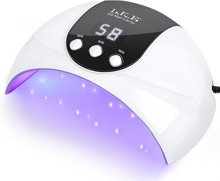 VelveTip Glow Cure — 54W UV/LED Nail Lamp with Smart Sensor
